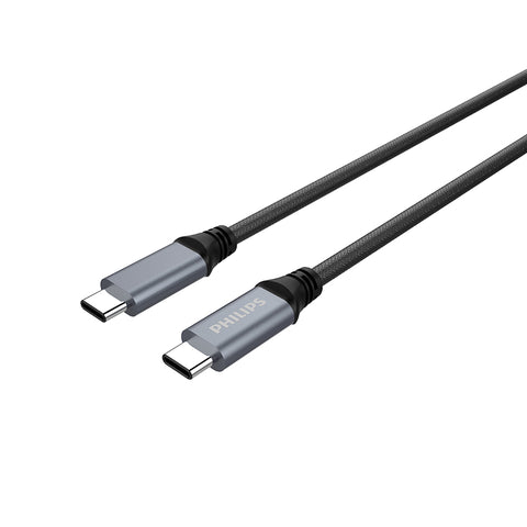 Philips Braided C to C Cable 3.0 (2m) - Black