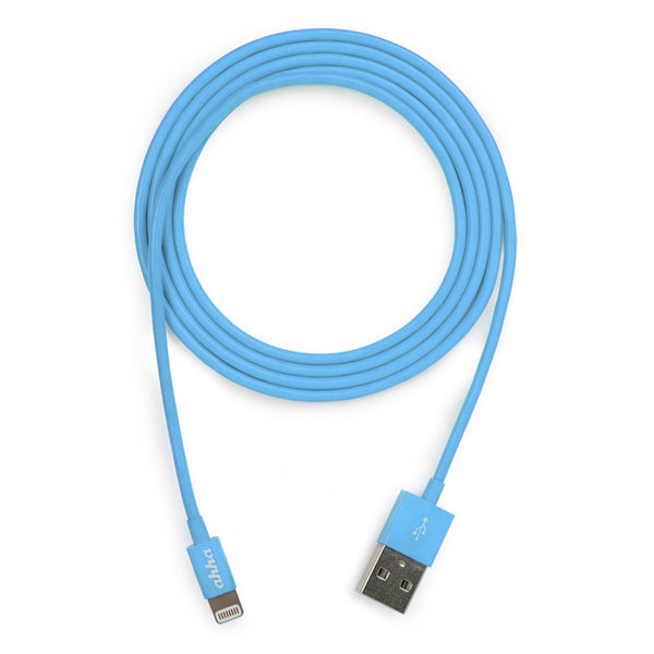 ahha DONUTSTRING Sync & Charge Lightning Cable 1.2M - Turbo Blue