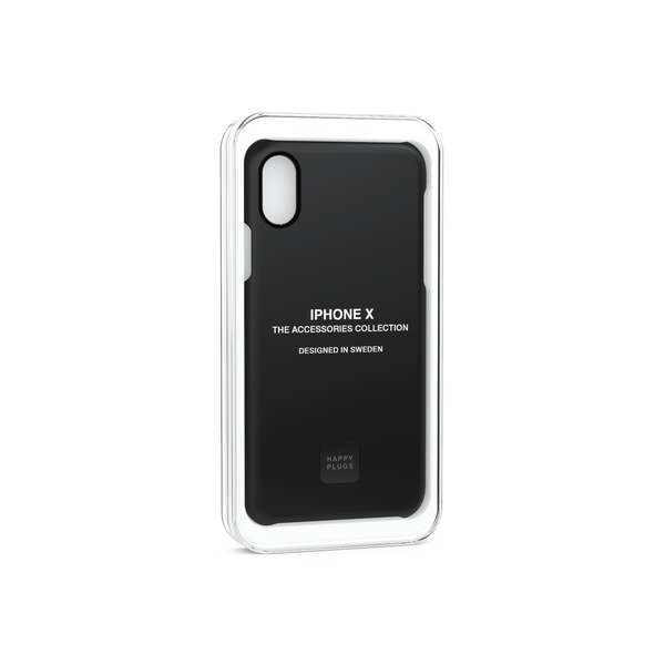 Happy Plugs Soft Touch Case for iPhone X (5.8") - Black