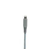 Monocozzi MOTIF Braided USB C and Charge Flat Lightning Cable - 25 cm