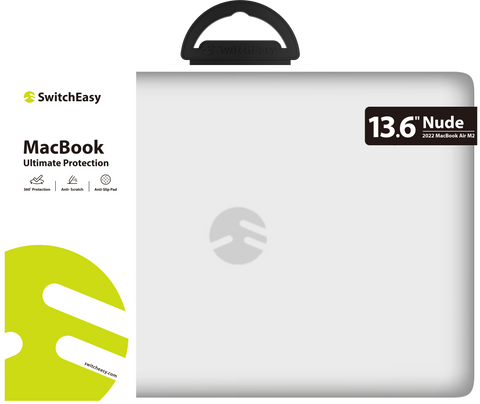 SwitchEasy Nude For MacBook Air 13.6" Protective Casem, MacBook Pro 14" 2023-2021 M2/M1