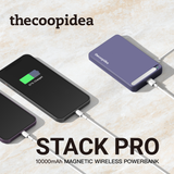 thecoopidea STACK PRO Wireless 10000mAh Powerbank with Stand