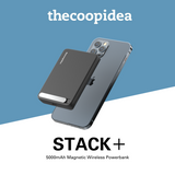 thecoopidea STACK+ Magnetic Wireless 5000mAh Powerbank