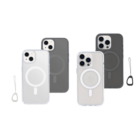TORRII TORERO Transparent Cover with MagSafe for iPhone 14/iPhone 14 Pro/iPhone 14 Plus/iPhone 14 Pro Max Phone Case