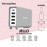 thecoopidea Jello 5 ports Power Delivery Quick Charge Charger Safety Mark