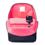 KAGS GRAFTON Series Ergonomic School Bags for Primary School Pupils - Charcoal/ Shocking Pink