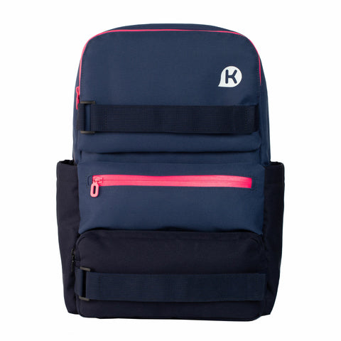KAGS GRAFTON Series Ergonomic School Bags for Primary School Pupils - Charcoal/ Shocking Pink