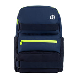 GRAFTON Series Ergonomic School Bags for Primary School Pupils - Charcoal/ Neon Green