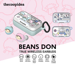 thecoopidea Sanrio BEANS DON True Wireless Earbuds 7 hours BLUETOOTH 5.2